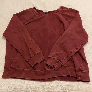 Burnt red sweatshirt